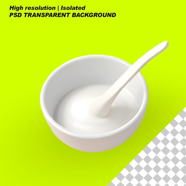 PSD glass milk or yogurt realistic splashes png on isolated transparent background