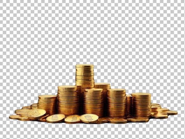 PSD of a Gold coin stacks