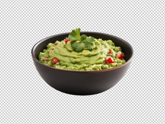 PSD Greek Guacamole PNG on a transparent background