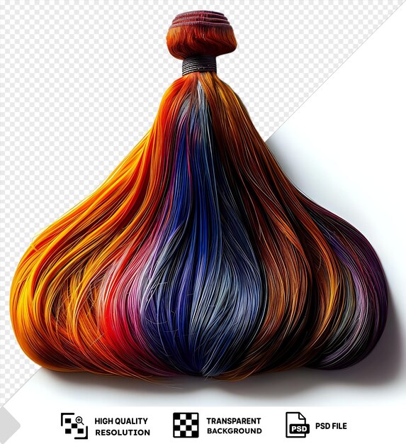 PSD psd hair dye in a tube on a isolated background