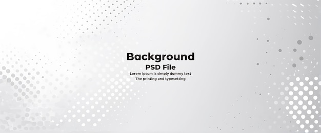 PSD Halftone white grey background Dots abstract white background texture technology