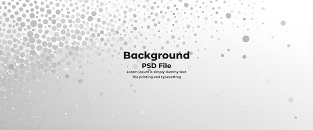 PSD Halftone white grey background Dots abstract white background texture technology