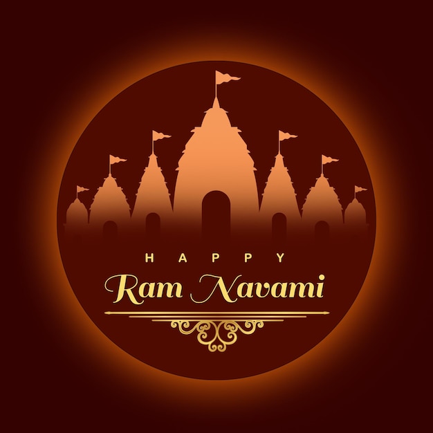 PSD psd happy ram navami social media post design