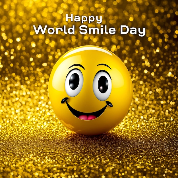 PSD Happy World Laughter Day celebration template generated by ai