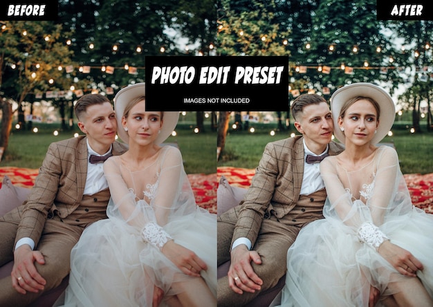 PSD hdr photo edit preset filter