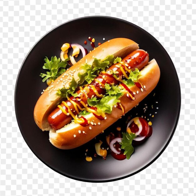 PSD psd hotdog isolated background