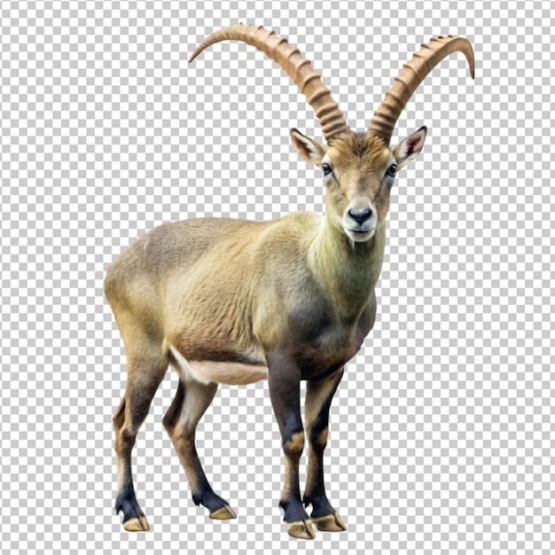 PSD psd of ibex on transparent background