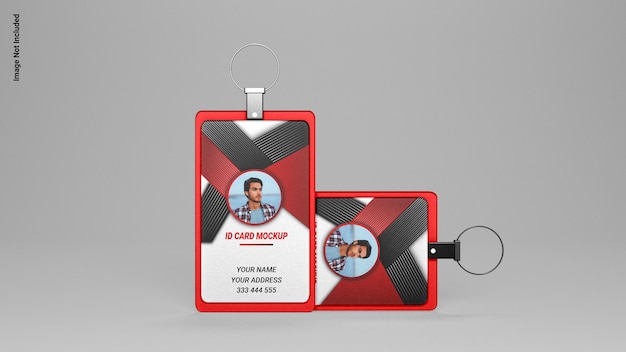 PSD id card mockup