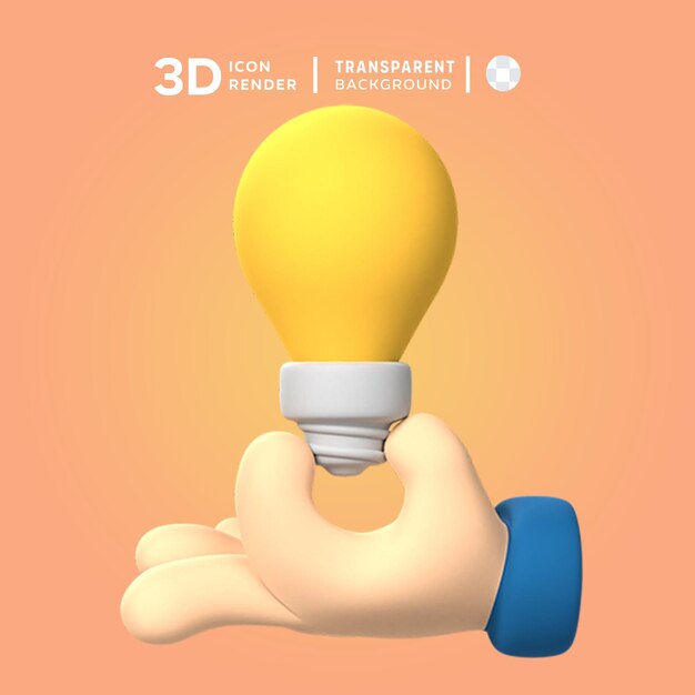 PSD psd ideation 3d illustration