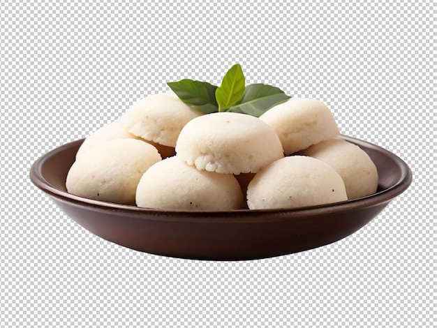 psd of a idli on transparent background