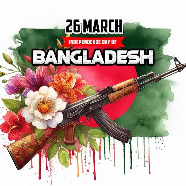 PSD psd independence day of bangladesh 26 march shadhinota dibosh social media banner post template