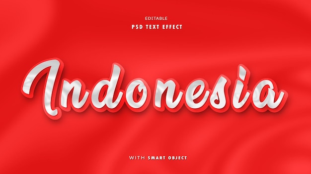 PSD Indonesia Editable Text Effect