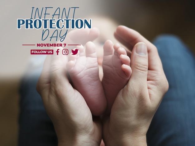 PSD Infant Protection Day Celebration Banner and Poster Design