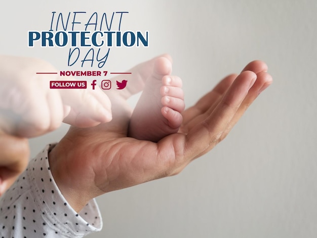 PSD psd infant protection day celebration banner and poster design