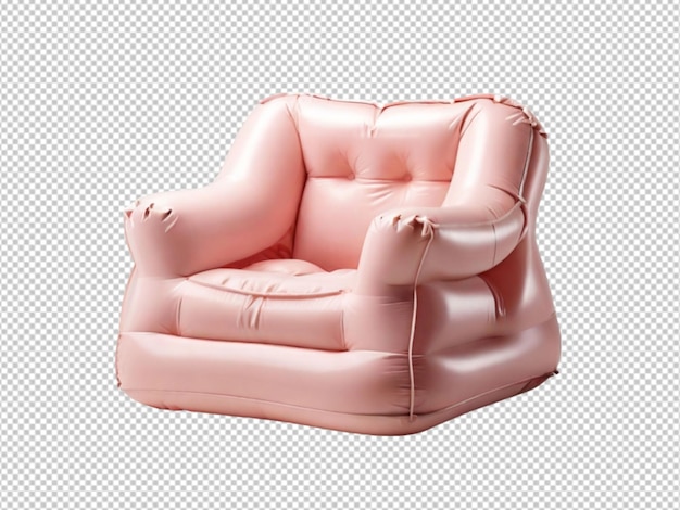 psd of a inflatable chair on transparent background