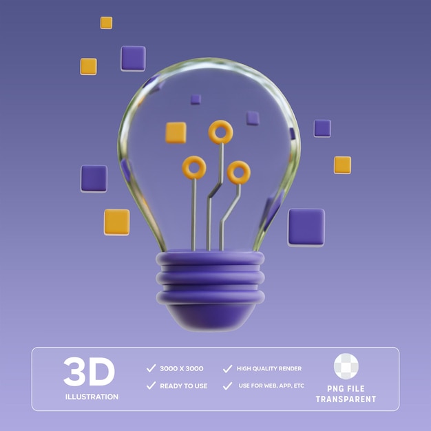 PSD innovations 3D Illustration