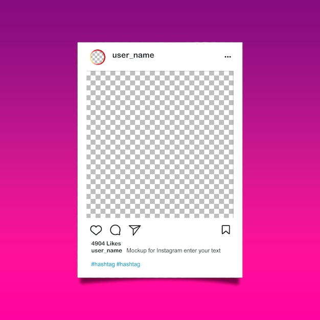 PSD psd instagram post template