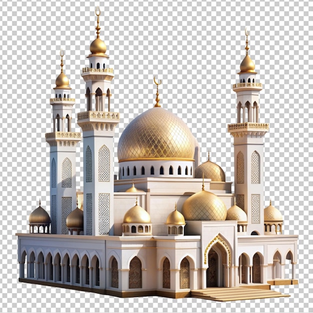 PSD of a Islamic architecture on transparent background