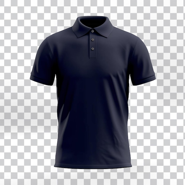 PSD isolated blue tshirt front view