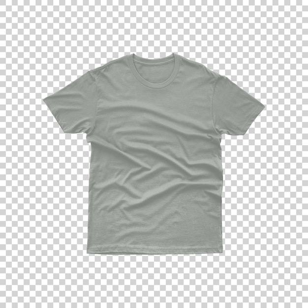 PSD isolated regular t shirt on transparent background