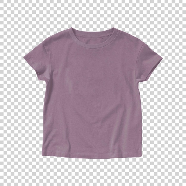 PSD isolated regular t shirt on transparent background