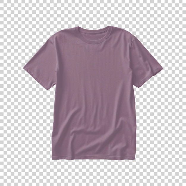 PSD isolated regular t shirt on transparent background