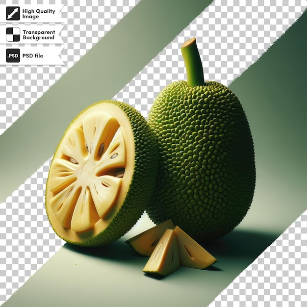 PSD jackfruit on transparent background