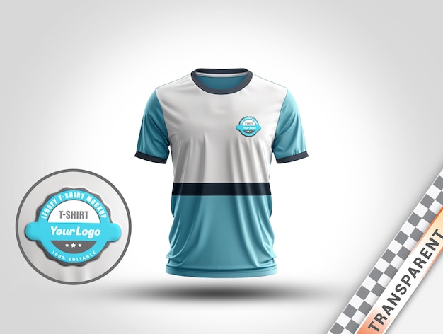 PSD Jersey tshirt logo mockup