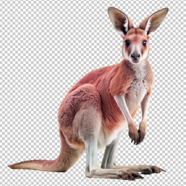 PSD psd of kangaroo on transparent background