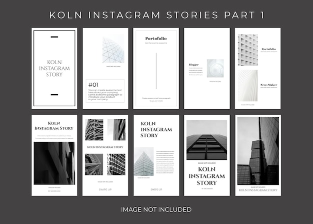 PSD Koln part 1 instagram stories template