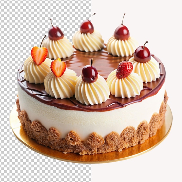 PSD of a kuchen isolated on transparent background