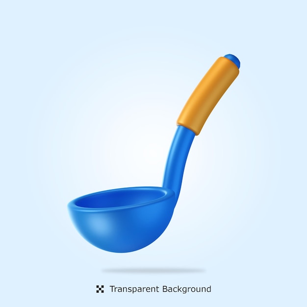 PSD ladle 3d icon