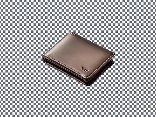 PSD Leather wallet isolated on transparent background