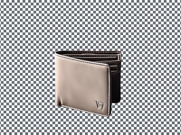 PSD Leather wallet isolated on transparent background