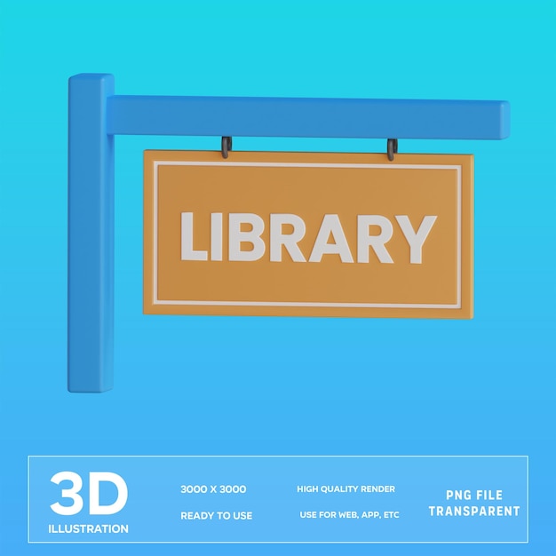 PSD psd library 3d illustration