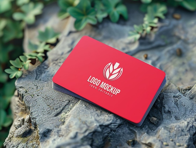 PSD Logo mockup with Business card