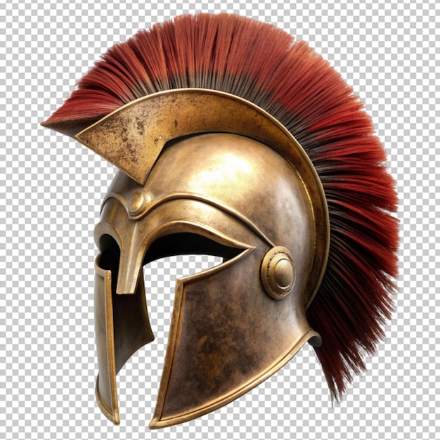 PSD psd medieval knight helmet isolated on transparent background