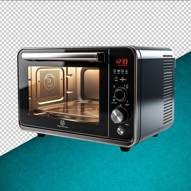 PSD microwave on transparent background