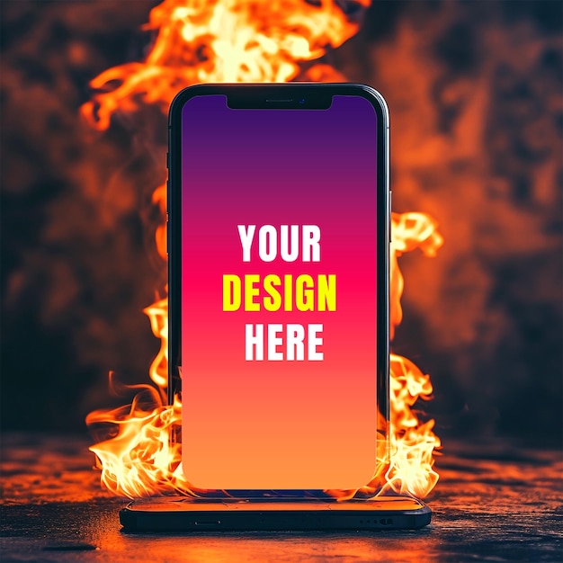 PSD mobile phone mockup