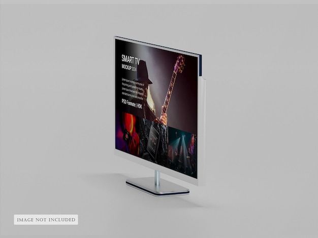 PSD modern Smart TV template mockups