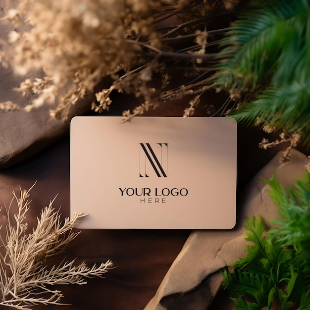 PSD Name Card Mockup Elevate Your Business with Premium Branding Excellence