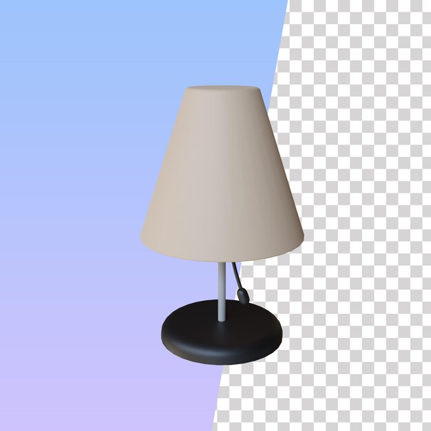 PSD psd night lamp 3d icon