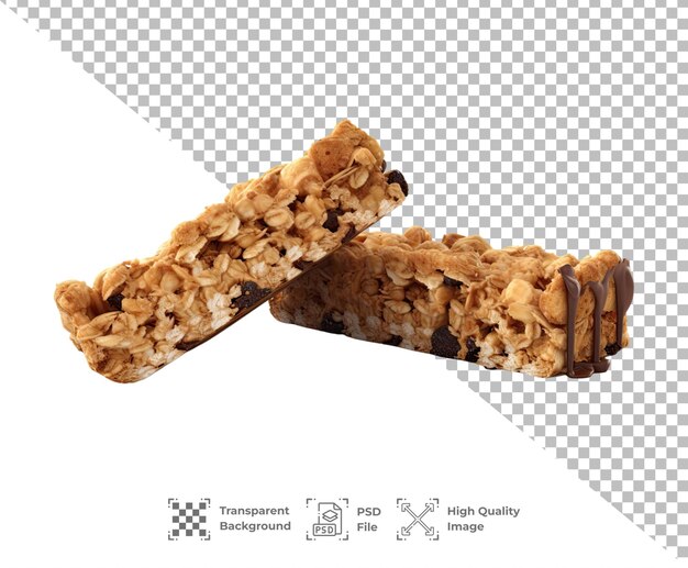 PSD Oat bar isolated on transparent background