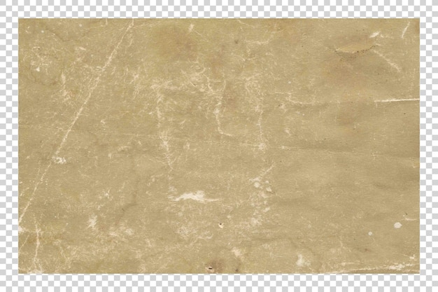 PSD old paper texture on transparent background