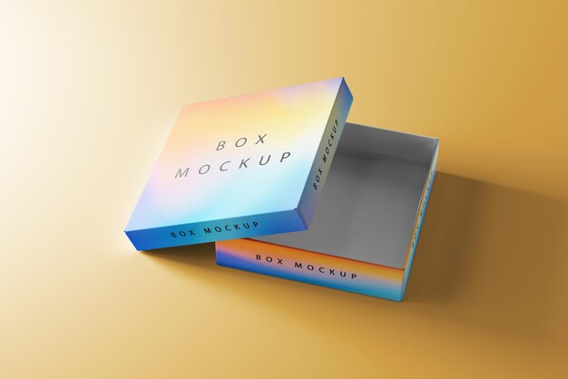 PSD Open Box Mockup