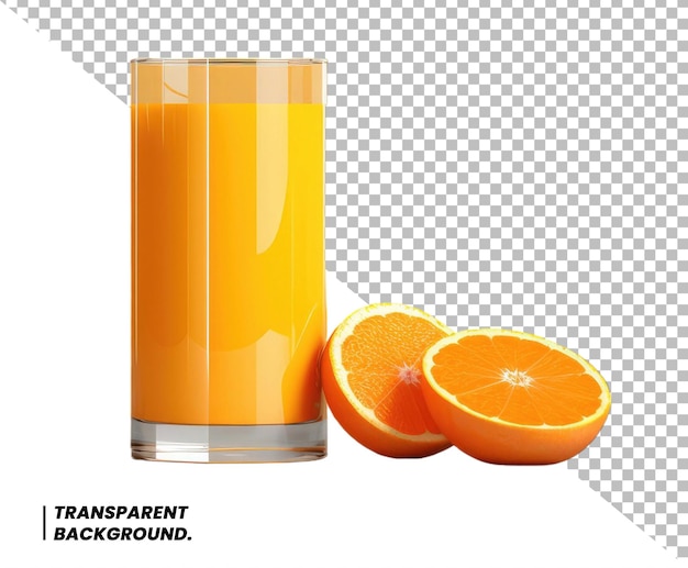 PSD Orange juice isolated