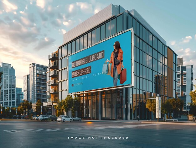 PSD Outdoor billboard mockup