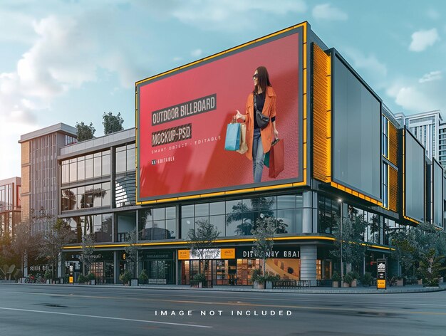 PSD psd outdoor billboard mockup