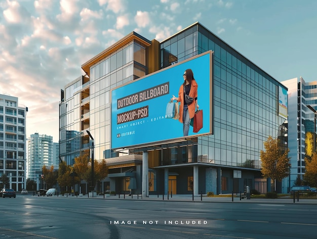 PSD Outdoor billboard mockup