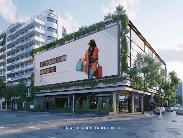 PSD Outdoor billboard mockup